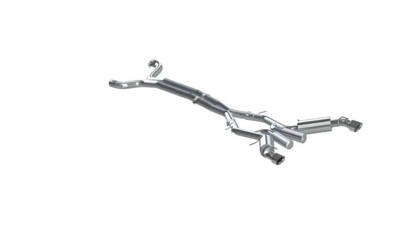 MBRP 16-19 Chevrolet Camaro SS 6 Speed 3in Dual Cat Back w/ 4.5in OD Tips - 409 (Non NPP Models) Fast Shipping