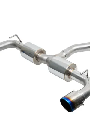 Injen 19-22 Hyundai Veloster N L4 2.0L Turbo Performance SS Axle Back Exhaust System - Burnt Ti Tips Editor’s Pick