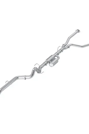 MBRP 22-25 Toyota Tundra 3.4L 3in Cat Back Single Rear Turn Down - Aluminized Steel Holiday Sale