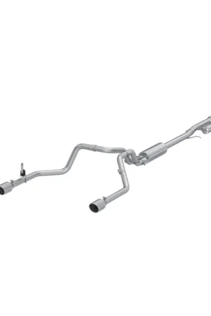 Worldwide Shipping MBRP 2019+ Chevrolet Silverado 1500 / 2019+ GMC Sierra 1500 Alum. 3in Armor Lite Cat-Back Exhaust