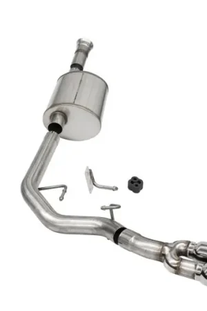 Corsa 2021-2025 Ford F-150 SuperCab/6.5in Bed 5.0L V8 Sport Cat-Back Front of Tire Exit-Polished Money Back Guarantee