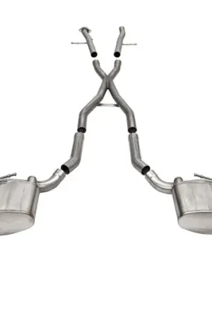 Limited Time Corsa 2014-2021 Jeep Grand Cherokee Xtreme 2.5in Cat-Back Dual Rear Exit w/Twin 4in Black PVD Tips