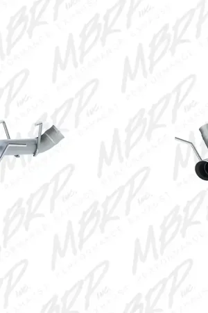 MBRP 2011-2014 Ford Mustang GT 3in Dual Axle Back Muffler Delete - T304 Modern