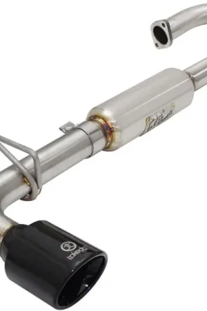 Time-Limited aFe Takeda 11-16 Scion TC 2.5L 2 1/4-2 1/2in Stainless Steel Axle-Back Exhaust w/Black Tip