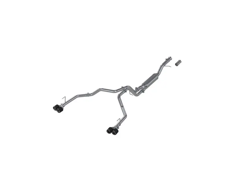 MBRP 2021+ Chevy Tahoe / GMC Yukon T304 SS 3in Cat-Back Dual Split Exhaust w/ Quad Carbon Fiber Tips Must Have