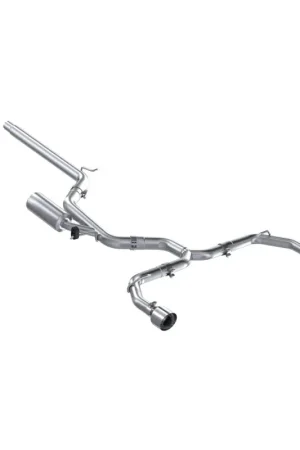 Fast Shipping MBRP 2022 Volkswagen Golf GTI MK8 T304 SS 3in Cat-Back Exhaust 2.5in Dual Split Rear w/ SS Tips