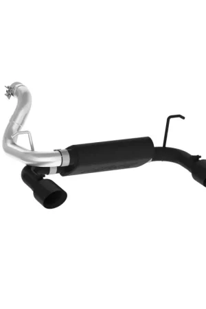 MBRP 2018+ Jeep Wrangler (JL) 3.6L V6 Dual Rear Exit Axle Back BLK Exhaust System Trending