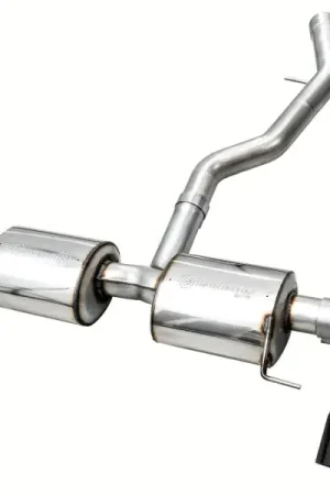 AWE 19-23 BMW 330i / 21-23 BMW 430i Base G2X Touring (Excl.Conv) Axle Back Exhaust - Diamond Black Certified