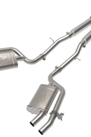 aFe 22-23 Kia Stinger L4-2.5L Turbo Gemini XV 3in to Dual 2-1/2in Cat-Back Exhaust System w/ Cut-Out No Minimum Order