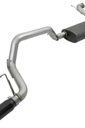 Fan Favorite aFe MACHForce XP 3in 304 SS Cat-Back Exhausts w/ Black Tips 10-17 Nissan Patrol (Y62) V8-5.6L