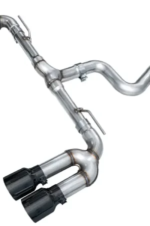 AWE 22-24 Audi 8Y S3 Track Edition Exhaust- Diamond Black Tips Handmade