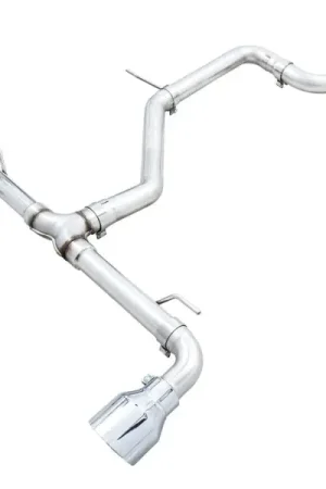 AWE 2022 VW GTI MK8Track Edition Exhaust - Chrome Silver Tips Super Sale