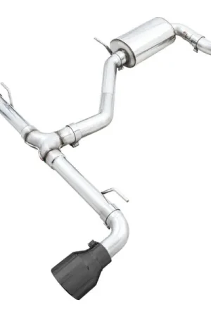 Discount AWE 2022 VW GTI MK8 Touring Edition Exhaust - Diamond Black Tips