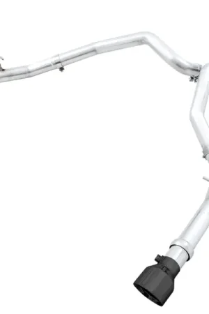 AWE Tuning 19-21 RAM 1500 5.7L (w/Cutouts) 0FG Dual Rear Exit Cat-Back Exhaust - Diamond Black Tips Seasonal Sale