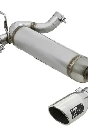 Affordable aFe Rebel Series 2.5in 409 SS Axle-Back Exhaust w/Polished Tips 07+ Jeep Wrangler (JK) V6 3.6L/3.8L