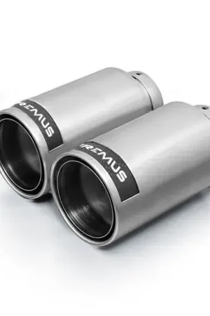 Remus Stainless Steel 98mm Polished w/Carbon Insert Tail Pipe Set (Pair) Hassle-Free Returns