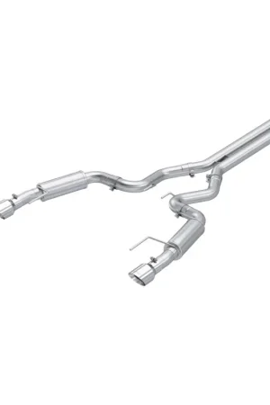 MBRP 2024 Ford Mustang GT S650, 5.0L 3in Dual Split Rear Aluminized Steel Latest