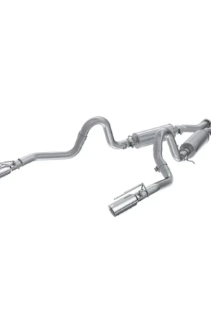 MBRP 99-04 Ford Mustang GT/Mach 1 2.5in Dual Split Rear AL Catback Exhaust w/ 3.5in Dual Wall Tips Limited Offer