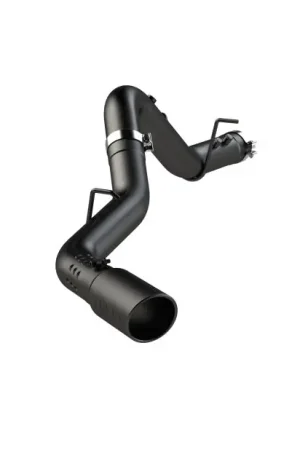 MBRP 2020+ GMC/Chevy 2500/3500 6.6L Duramax 4in Mand Bent Tubing Pro-Ser Cat Back Single Side - Blk Worldwide Shipping