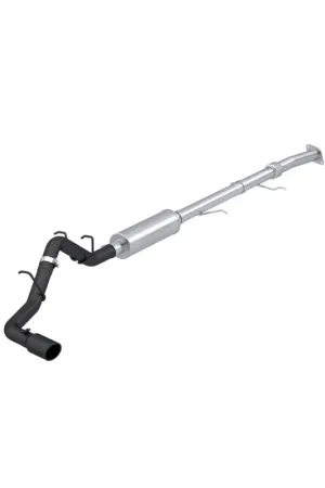 Big Sale MBRP 2023+ Chevy Colorado/GMC Canyon Aluminized Steel 3in Cat-Back Single Side Exit - Black
