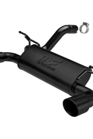 MagnaFlow 2018+ Jeep Wrangler 3.6L Dual Black Tip Axle-Back Exhaust Sale