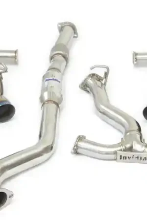 New Release Invidia 2022+ Subaru WRX Q300 Single Layer Titanium Burnt Quad Tip Cat-back Exhaust