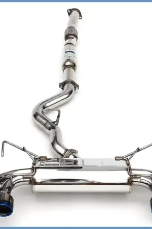 Invidia 08-11 STi Hatch / 11 WRX Hatch Dual Q300 Titanium Tip Cat-back Exhaust Free Returns