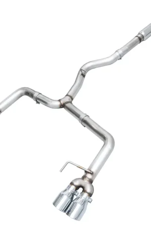 AWE Tuning Subaru WRX/STI VA/GV Sedan Track Edition Exhaust - Chrome Silver Tips (102mm) Same Day Shipping