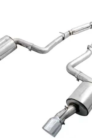 AWE Tuning 2015+ Dodge Charger 6.4L/6.2L SC Non-Resonated Touring Edition Exhaust - Silver Tips Limited Edition