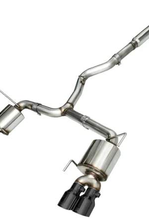 Flash Sale AWE Tuning 2015+ Subaru WRX VA Sedan Touring Edition Exhaust - Diamond Black Tips (102mm)