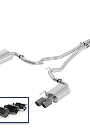 Top Rated Ford Racing 2018+ Mustang GT 5.0L Cat-Back Extreme Exhaust System w/ Quad Carbon Fiber Tips