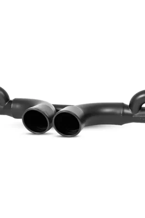 MBRP 14-19 Porsche GT3/GT3RS 3in Center Muffler Bypass 4in Tips - Black Coated Time-Limited