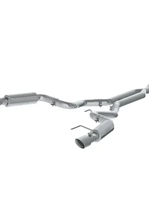 Popular MBRP 15-19 Ford Mustang EcoBoost 2.3L Alum 3in Cat Back Dual Split Rear Exit (Race Version)