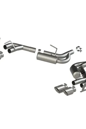 MBRP 16-19 Chevrolet Camaro V6 2.5in AL NPP Dual Axle Back Exhaust w/ 4in Quad Dual Wall Tips Limited Offer