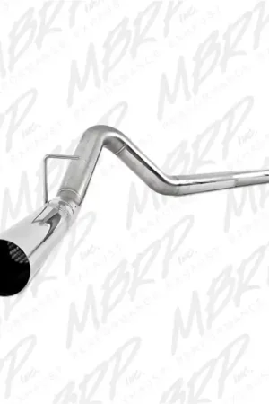 MBRP 2008-2010 Ford F250/350/450 6.4L 4in Filter Back Single No Tip Exhaust System Original