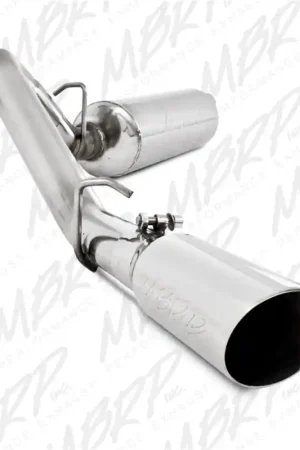 MBRP 2000-2006 Jeep Wrangler (JK) Inline-4 2.5L Inline-6 4.0L Cat Back Single Side Modern