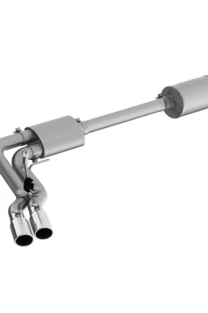 MBRP 15-20 Ford F150 T304 Pre-Axle 4in OD Tips Dual Outlet 3in Cat Back Exhaust Fan Favorite