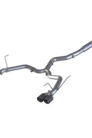 MBRP 15-19 Subaru WRX 2.0L/STI 2.5L 3in Dual Split Rear Exit w/ 3.5in CF Tips - T304 (Race Version) In Demand