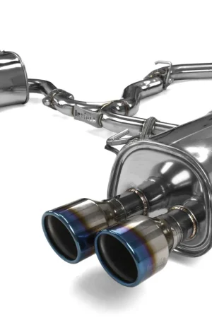 Invidia 15+ Subaru WRX/STI 4Dr Q300 Twin Outlet Rolled Titanium Burnt Quad Tip Cat-Back Exhaust Exclusive Offer
