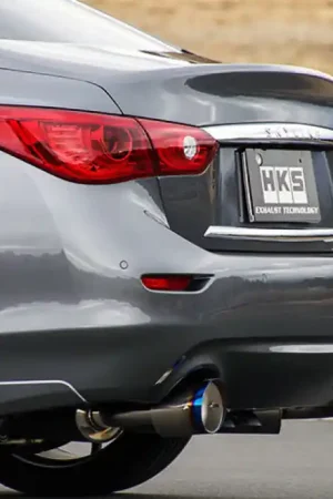 Limited Time HKS Infiniti Q50 Hybrid VQ37 Dual Hi-Power Titanium Tip Catback Exhaust