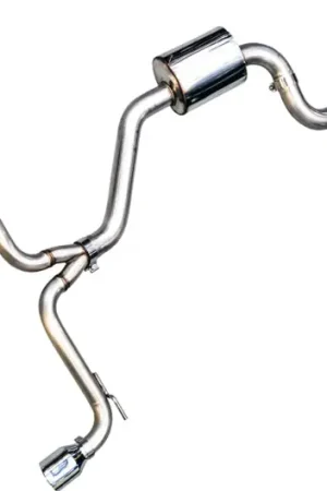 Final Sale AWE Tuning VW MK7 GTI Track Edition Exhaust - Chrome Silver Tips