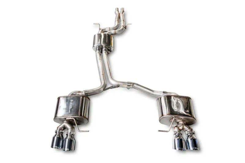 Exclusive Offer AWE Tuning Audi 8R SQ5 Touring Edition Exhaust - Quad Outlet Chrome Silver Tips