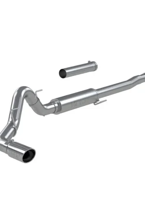 Hassle-Free Returns MBRP 2021+ Ford F150 2.7L/3.5L/5.0L 4in T409 Stainless Steel Cat-Back - RACE VERSION