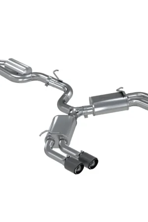 Warranty Included MBRP 15-18 Audi S3 SS 3in Quad Split Rear Exit w/ Carbon Fiber Tips - T304