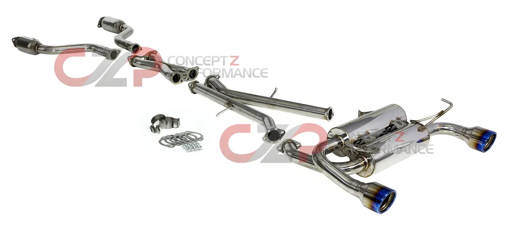 High Quality Invidia 09+ 370Z Gemini Rolled Titanium Tip Cat-back Exhaust