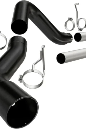 MagnaFlow 07-10 Dodge 2500/3500 409 SS DPF Back 5in Single Exit Exhaust- Black Special Discount