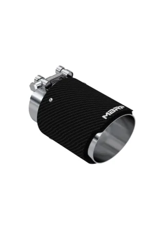 Editor’s Pick MBRP Universal Carbon Fiber Tip 3in ID / 4in OD Out / 6.13in Length Angle Cut Dual Wall