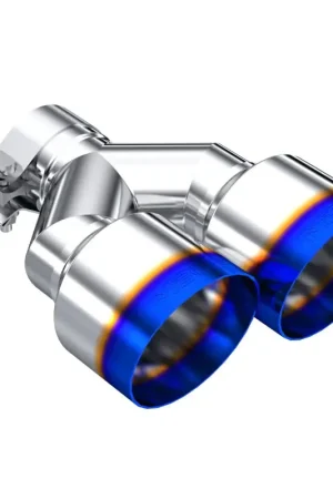 Money Back Guarantee MBRP Burnt End Tip 2.5 ID Dual 4 OD Out 9.5 length Single wall 304 Stainless Steel Driver Side