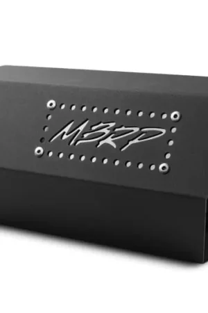 Bargain MBRP Universal Hex Tip 5in Inlet 16in Length w/ Logo - Black Coated