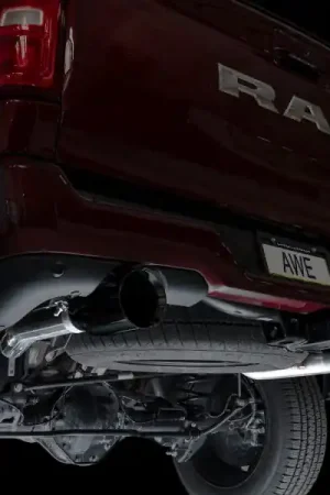 AWE 25+ RAM 1500 3.0TT 0FG Catback Touring Exhaust - Diamond Black Tips Hot Picks